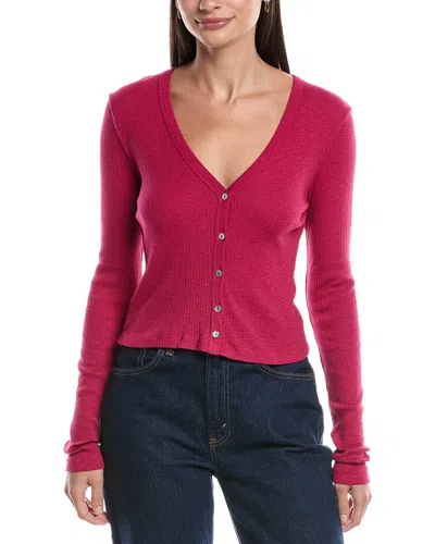 Michael Stars Lyla Cardigan In Pink