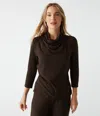 Michael Stars Lynn Cowl Neck Top In Java