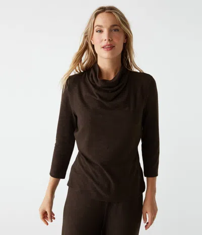 Michael Stars Lynn Cowl Neck Top In Java