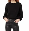 Michael Stars Mac Sweatshirt In Black In Black