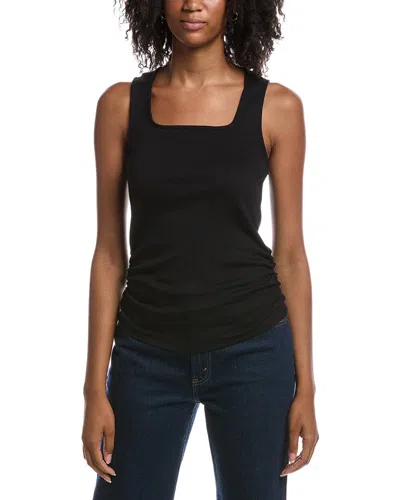Michael Stars Maccoy Square Neck Tank Top In Black