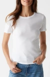 Michael Stars Mady Crew Neck T-shirt In White