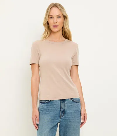 Michael Stars Rico Crewneck Tee In Neutral