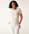 Michael Stars Mady Supima Tee In Cement