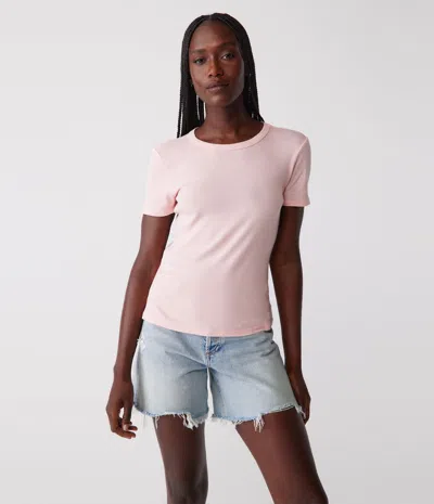 Michael Stars Mady Supima Tee In Grapefruit