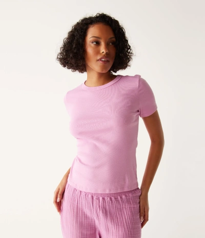 Michael Stars Mady Supima Tee In Smoothie