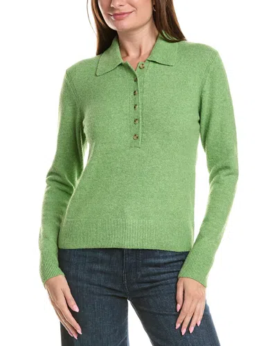 Michael Stars Margie Polo Sweater In Blue