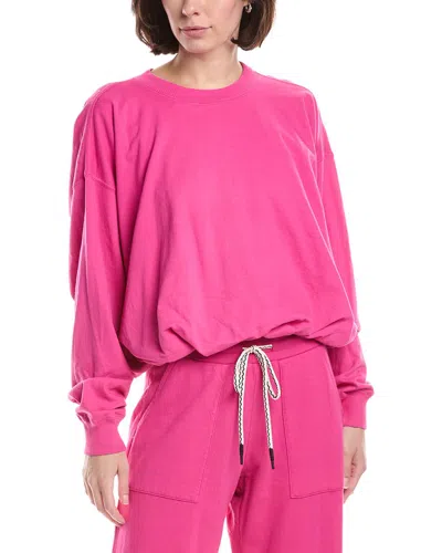 Michael Stars Mariah Bubble Hem Sweatshirt In Multi