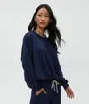 Michael Stars Mariah Bubble Sweatshirt In Nocturnal