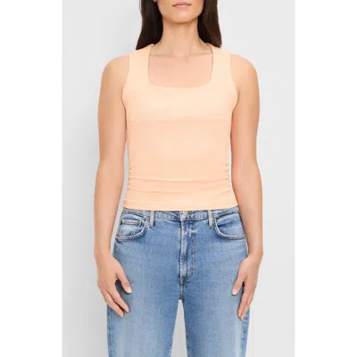 Michael Stars Maribel Square Neck Tank In White