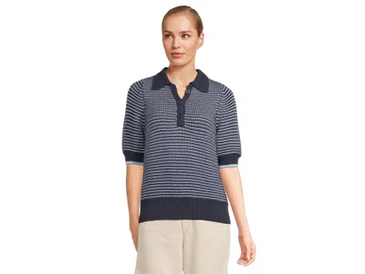 Michael Stars Marley Collared Popover In Multi