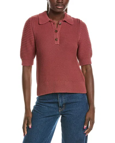Michael Stars Marley Collared Popover In Purple