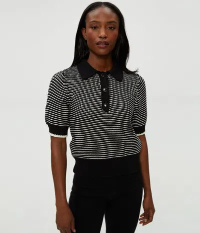 Michael Stars Marley Popover Sweater In Black