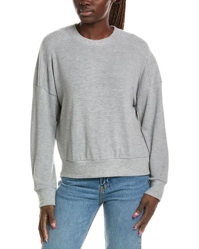 Michael Stars Marty Crewneck Pullover In Gray