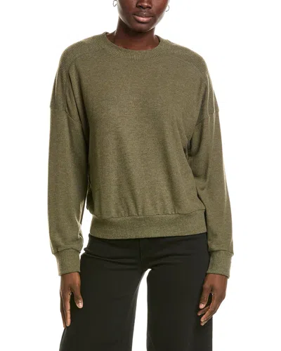 Michael Stars Marty Crewneck Pullover In Green