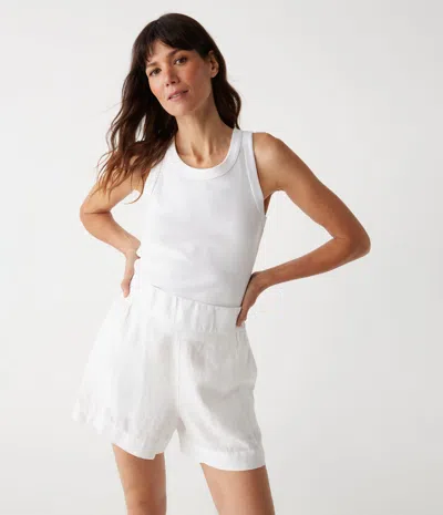 Michael Stars Mavis High Rise Short In White