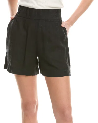 Michael Stars Mavis Linen Short In Black