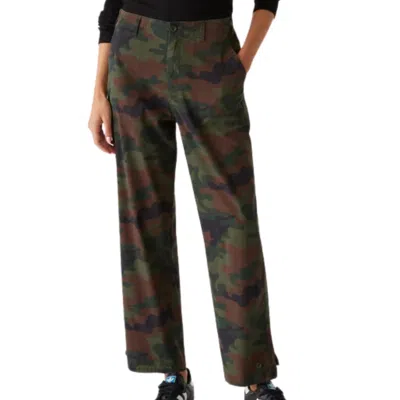 MICHAEL STARS MAXINE PANTS IN OLIVE COMBO