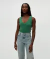 Michael Stars Maya V-neck Tank In Palm