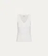Michael Stars Blanche Ruched Side Top In Gray