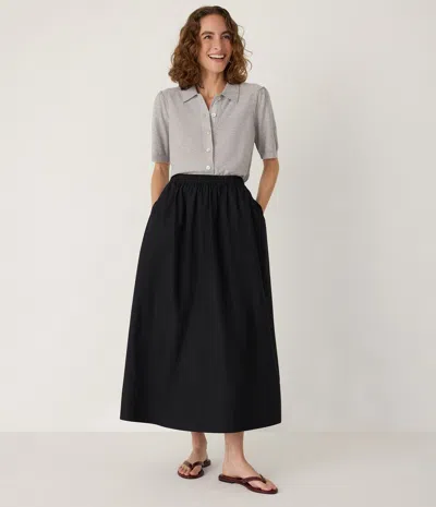 Michael Stars Meadow Midi Skirt In Black