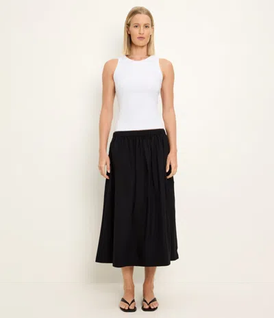 Michael Stars Meadow Midi Skirt In Black