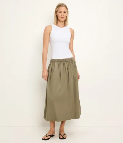 Michael Stars Meadow Midi Skirt In White