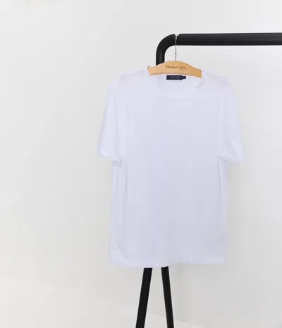 Michael Stars Men's Hudson Crewneck Tee In White