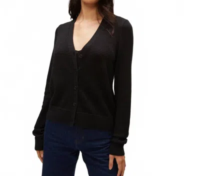 Michael Stars Ruiz Metallic Cardigan In Black