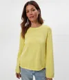 Michael Stars Mikaela Relaxed Pullover In Yellow