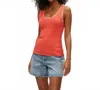 Michael Stars Miley Tank In Persimmon In Orange