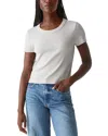 Michael Stars Mimi Cropped Tee In Cement