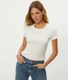 Michael Stars Mimi Cropped Tee In Multi