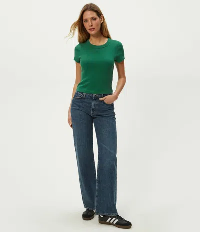 Michael Stars Mady Supima Tee In Salt Water