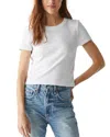 Michael Stars Mimi Cropped Tee In White