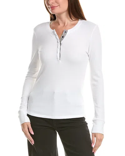 Michael Stars Minnie Fitted Thermal Top In White