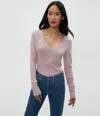 Michael Stars Molly V-neck Tee In Sachet