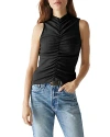 MICHAEL STARS MONET RUCHED TANK TOP