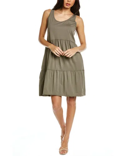 Michael Stars Monica Midi Dress In Green