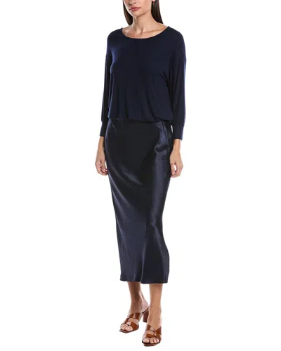 Michael Stars Nadia 2-in-1 Maxi Dress In Blue