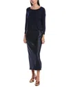 Michael Stars Nadia 2-in-1 Maxi Dress In Blue