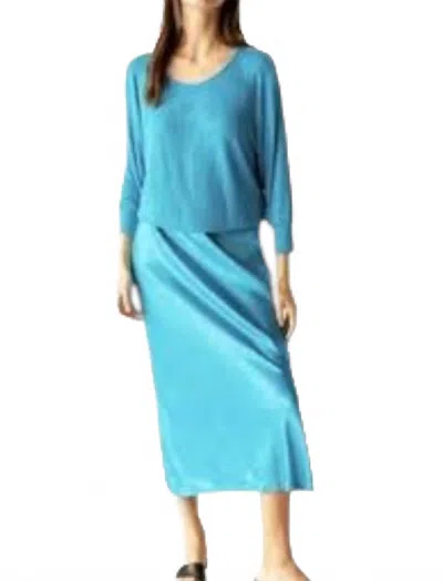 Michael Stars Nadia Two-in-one Dress In Corsica In Blue