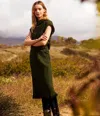 Michael Stars Nara Mock Neck Top In Black