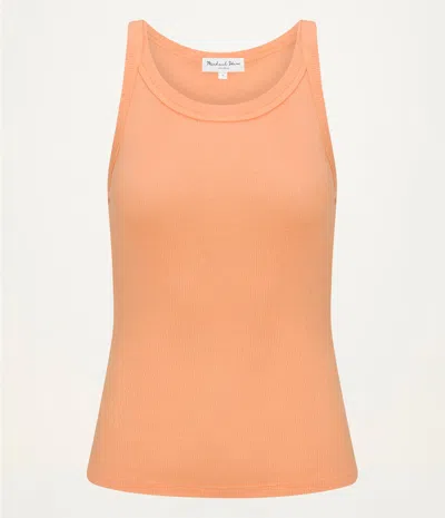 Michael Stars Nicole Shine Tank In Black