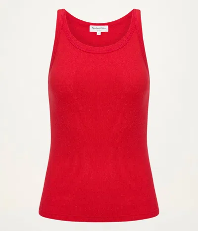 Michael Stars Nicole Shine Tank In Blue