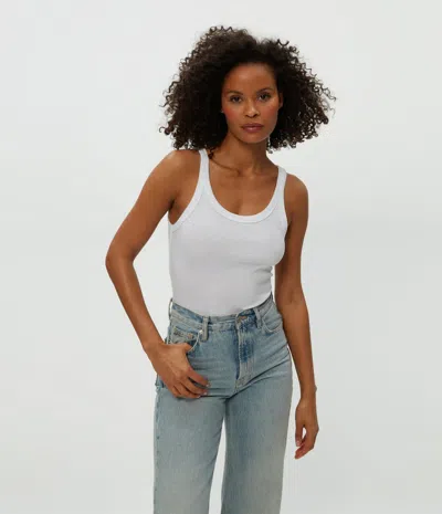 Michael Stars Nicole Shine Tank In White