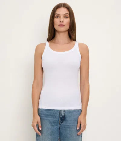 Michael Stars Nicole Shine Tank In White