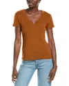 Michael Stars Nikki V-neck T-shirt In Red