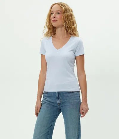 Michael Stars Harlan Cotton V-neck T-shirt In Multi