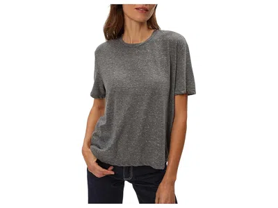 Michael Stars Nina Crew Neck Short Sleeve T-shirts In Gray